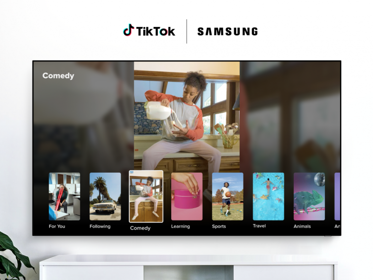 La aplicación TikTok llega a los televisores Samsung