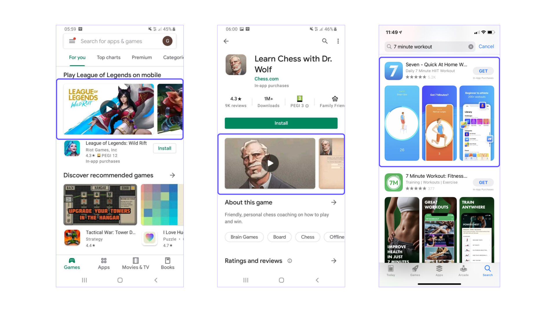 Diferencias para videos de aplicaciones en Google Play y App Store ...
