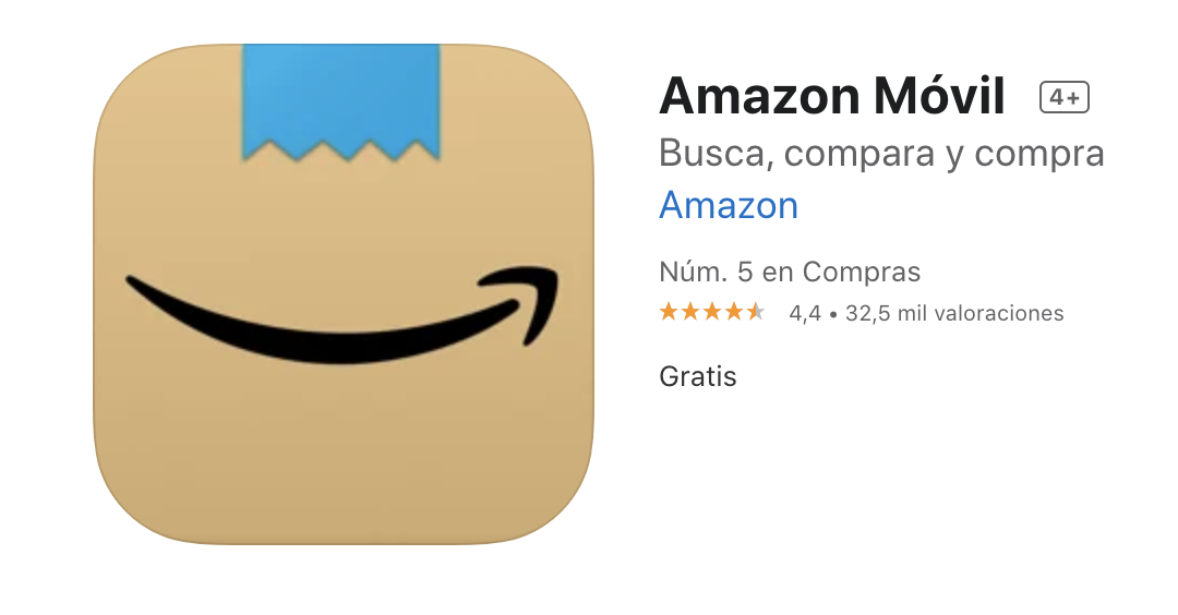 Amazon renueva el icono y nombre de su app de compras