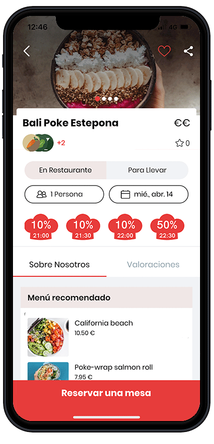 Llega a España Eatify App, la plataforma para reservar mesa en tu restaurante con hasta un 50% de descuento
