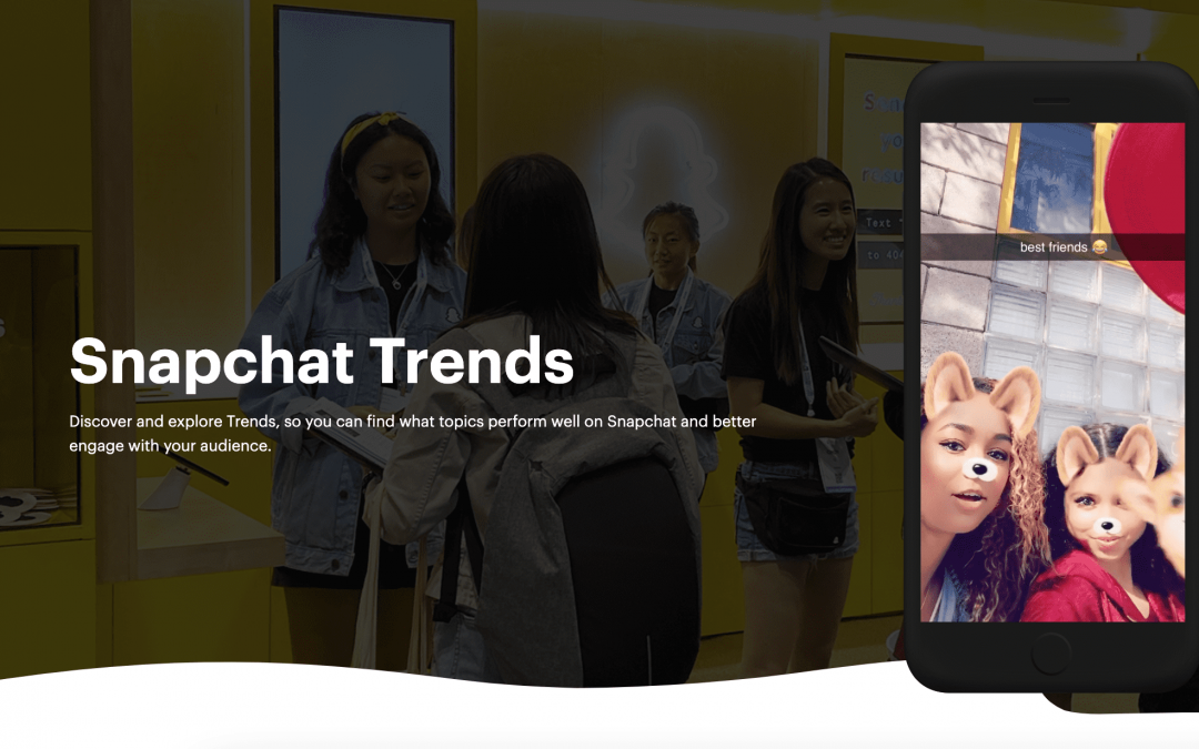 Snapchat lanza Tendencias para mejorar la percepción de la audiencia