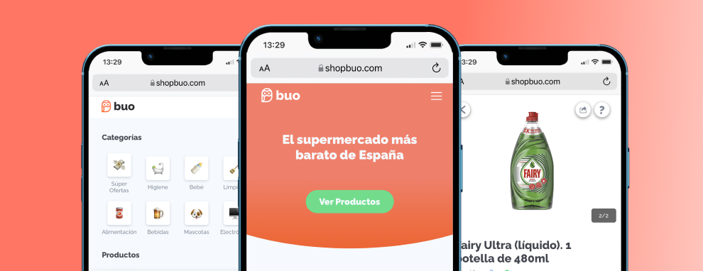 Pulpo lanza Buo, el supermercado más barato de España