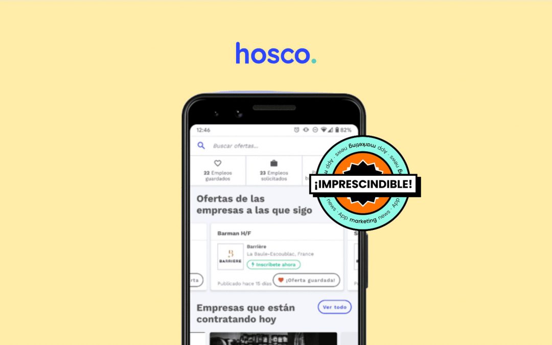 Hosco: La app para encontrar trabajo en hostelería y turismo
