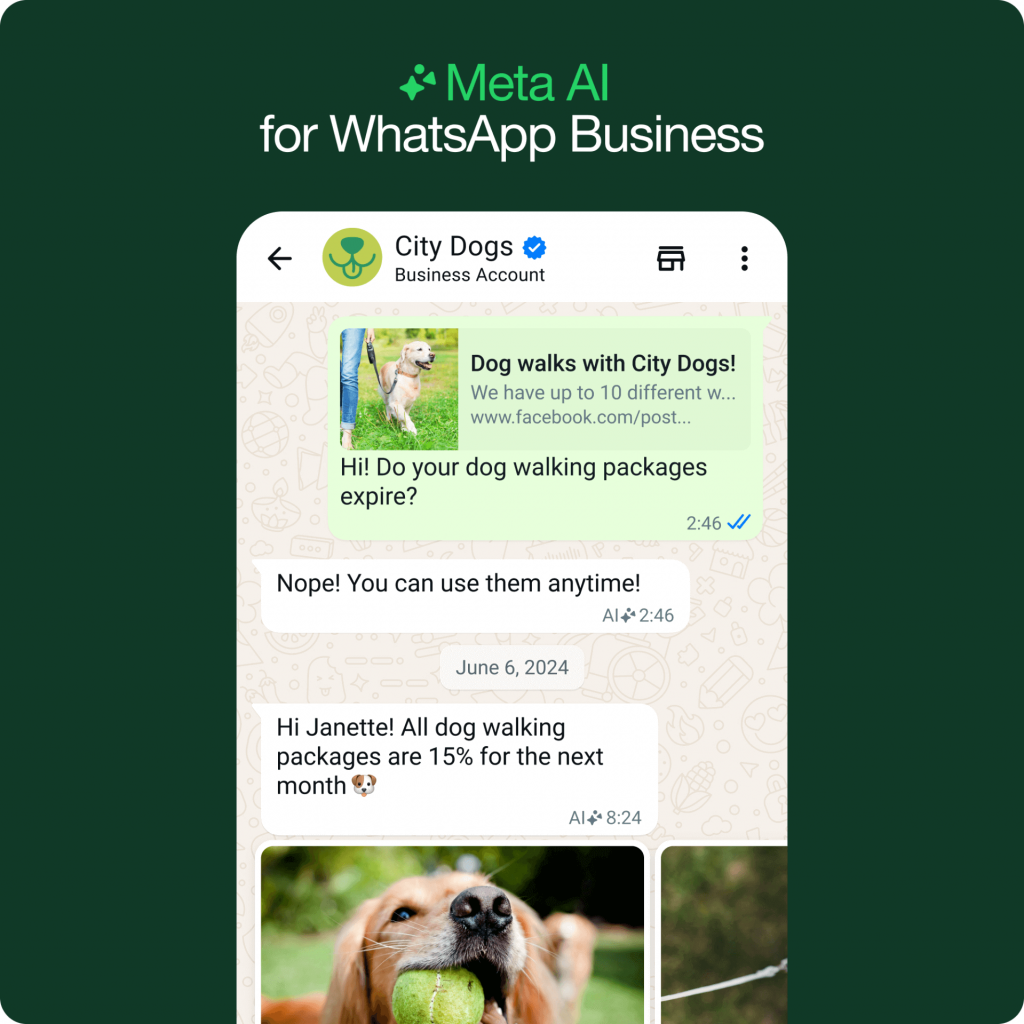 Whatsapp Business Meta AI