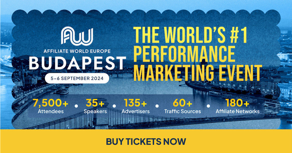 Affiliate World Europe 2024 Budapest Marketers de Ecommerce