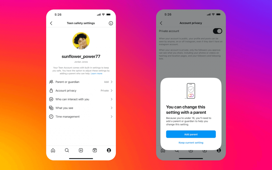 Instagram refuerza la privacidad con Cuentas para Adolescentes