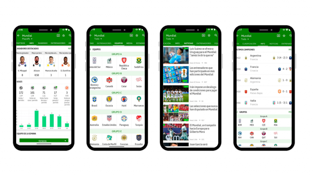 screenshots besoccer
